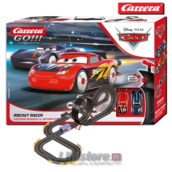 Circuit Carrera GO Disney Cars Rocket Racer - 20062518 - JJMstore