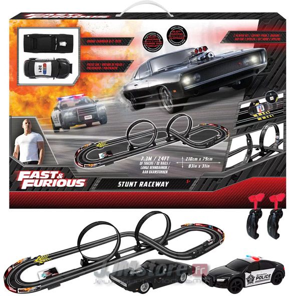 Circuit électrique Fast and Furious Stunt Raceway - JJMstore