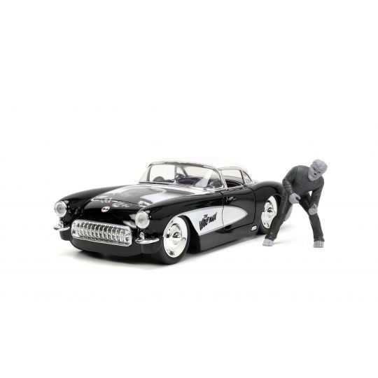 Jada Toys Chevrolet Corvette Avec Figurine De Wolfman 1957 32195