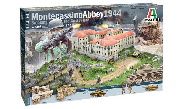 ITALERI 6198 Monte Cassino Abbey 1944 1/72 - Maquette plastique - JJMstore