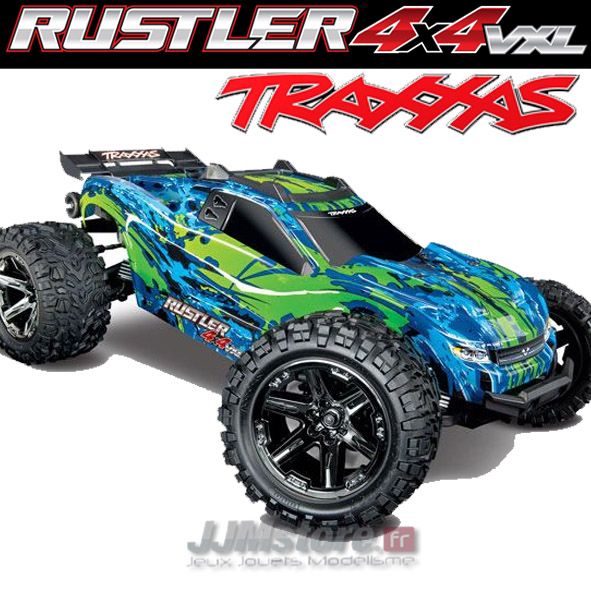 Traxxas Rustler 4x4 VXL ID TSM RTR 67076-4 - JJMstore