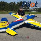 Laser Pilot RC 88'' Gernot Bruckman - Bleu / Jaune - 60cm3