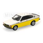 Opel Kadett C Gt / E - 1978 - White / Yellow - 1/43 - Minichamps - 400048120