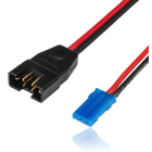 Powerbox Cable adaptateur 10cm MPX mâle / JR femelle - cable silicone 0.5mm² Powerbox - 1153/10