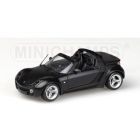 Smart Roadster - 2003 - Matt Black - 'Fulda' - Exclusive - 1/43 - Minichamps - 436032132