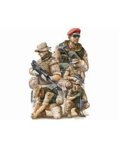 Modern German ISAF Soldiers in Afghanistan Trumpeter