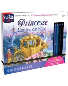 CREA & CIE Cendrillon Coffret Princesse Contes De Fees