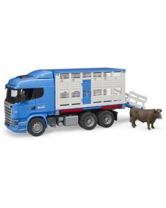 BRUDER Camion Betaillere Scania R Serie Avec Animal - JJMstore