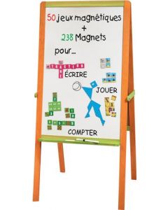 JB BOIS Maxi Tableau Avec 50 Jeux Magnetiques Bois Teinte - JJMstore