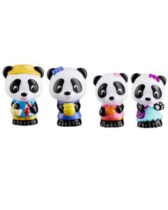 VULLI Klorofil 4 Personnages Famille Panda - JJMstore