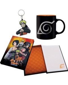 ABYSSE CORP Coffret Cadeau Naruto Shippuden Mug Porte Cles Et Carnet - JJMstore