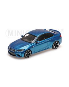 BMW M2 - 2016 - Blue Metallic - 1/43 - Minichamps - 410026100