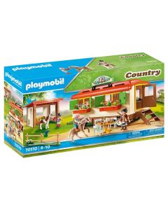 Box De Poneys Et Roulotte Playmobil Country - 70510