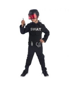 UPYAA Deguisement Agent Du Swat 8 10 Ans - JJMstore