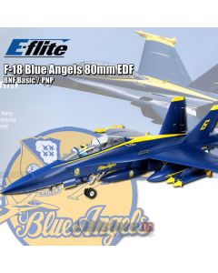 F-18 Blue Angels EFlite 80mm EDF BNF Basic