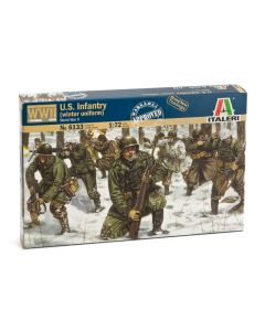 Figurine US Infanterie - Seconde guerre mondiale - Uniforme hiver Italeri 6133
