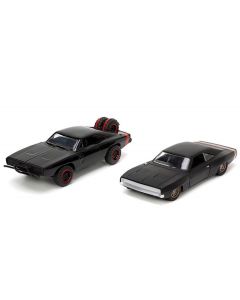 Jada Toys Dodge Charger R-T Black + Dodge Charger Widebody Matt Black 1968 Fast & Furious 1/32 - 32909