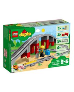 LEGO LES RAILS ET LE PONT DU TRAIN - 10872 - JJMstore