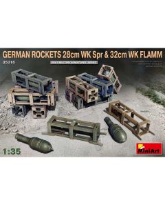 MiniArt Roquettes Allemande 28cm WK Spr et 32cm WK Flamm 1/35 - 35316