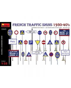 MiniArt Panneaux de Signalisation Français 1930-40 1/35 - 35645