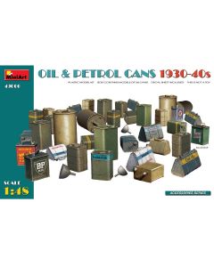 MiniArt Bidons d'huile et de pétrol 1930-40 1/48 - 49006