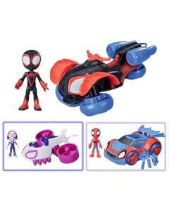 HASBRO Marvel Spidey Figurine Avec Vehicule Convertible