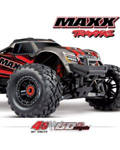 MAXX Traxxas 4X4 Rouge - Brushless - TSM