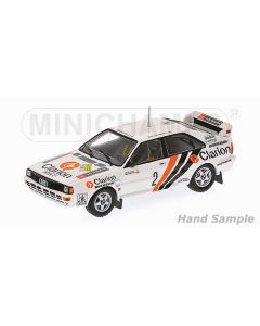 Audi Quattro Rally - Eklund / Whittock - Swedish Rally 1984 1/18 MINICHAMPS - 430841902