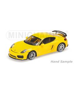 Porsche Cayman GT4 Clubsport - Streetversion - Yellow 1/43 MINICHAMPS - 437166100