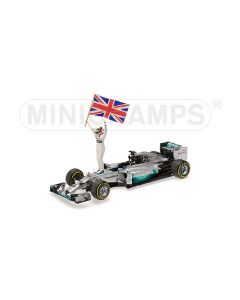 MINICHAMPS Mercedes W05 F1 Abu Dhabi 2014 Lewis Hamilton 1/18 - 110140644