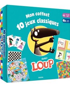 Editions Auzou Mon Coffret 10 Jeux Classiques Avec Loup - Jeux Juniors