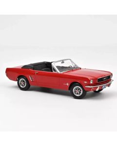 NOREV Ford Mustang Convertible 1966 - Red 1/18 - 182810