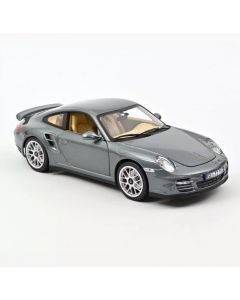NOREV Porsche 911 Turbo 2010 gris métallisé 1/18 - 187623