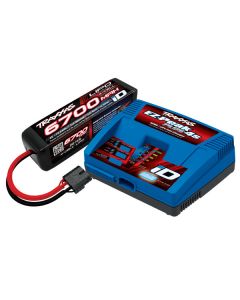 EZ-Peak live Dual Traxxas + 2 Batteries lipo 4S 6700mah : Pack Chargeur Traxxas