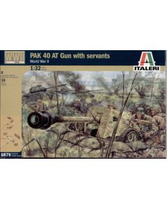 PAK 40 AT Gun with servants 1/32 Italeri 6879