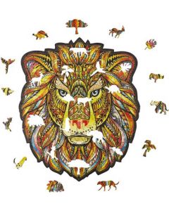 HARMANDI Le Lion Majestueux Puzzle En Bois - JJMstore