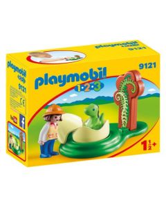 Exploratrice et Bebe Dinosaure Playmobil 123 - 9121