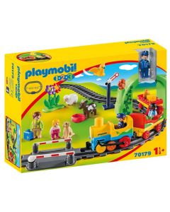 Train avec Passagers et Circuit Playmobil 123 - 70179