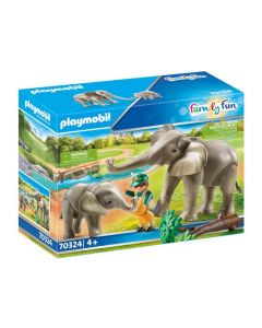 Elephant Et Soigneur - Playmobil Family Fun -  70324
