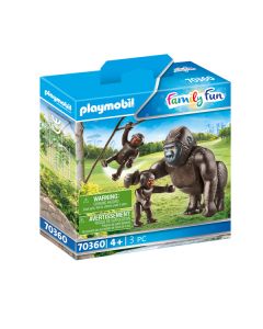 Gorille Avec Ses Petits - Playmobil Family Fun -  70360