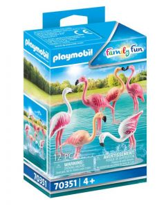 Groupe De Flamants Roses - Playmobil Family Fun -  70351