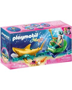 Playmobil Magic Roi Des Mers Avec Caleche Royale - 70097