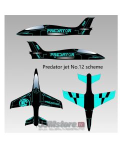 Predator Pilot RC 2.20m Noir / Orange