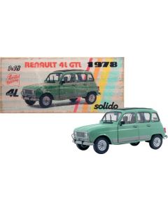 SOLIDO Renault 4L Gtl 6 Vert Celadon 1978 - JJMstore