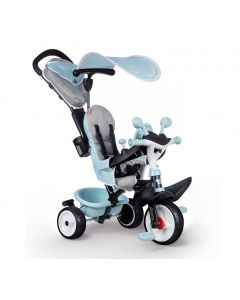 Tricycle Baby Driver Plus bleu Smoby - 741500