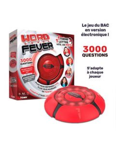 TOMY Word Fever Jeux Famille Electronique - JJMstore