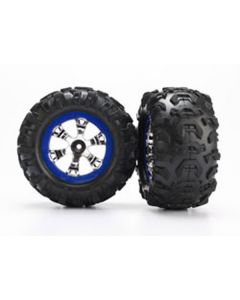 TRAXXAS 7274 Roues Montees Collees Canyon At Jantes Bleues (2) - JJMstore