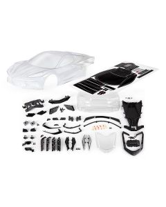 TRAXXAS 9311 Carrosserie Transparente Chevrolet Corvette Stingray + Accessoires - JJMstore