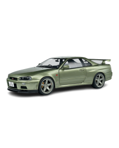 Nissan GT-R (R34) Vert 1999 1/18 SOLIDO - S1804308