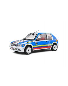 Peugeot 205 Rallye 1,9L - Schwab Collection White 1990 1/18 SOLIDO - S1801716